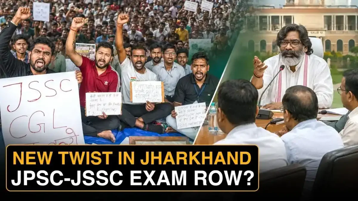 रांची में AISA प्रमुख नेहा बोरा पर फेंकी स्याही: JPSC-JSSC प्रदर्शन में बबाल, बोलीं- 'गर्व से पहनती हूं ये स्याही'