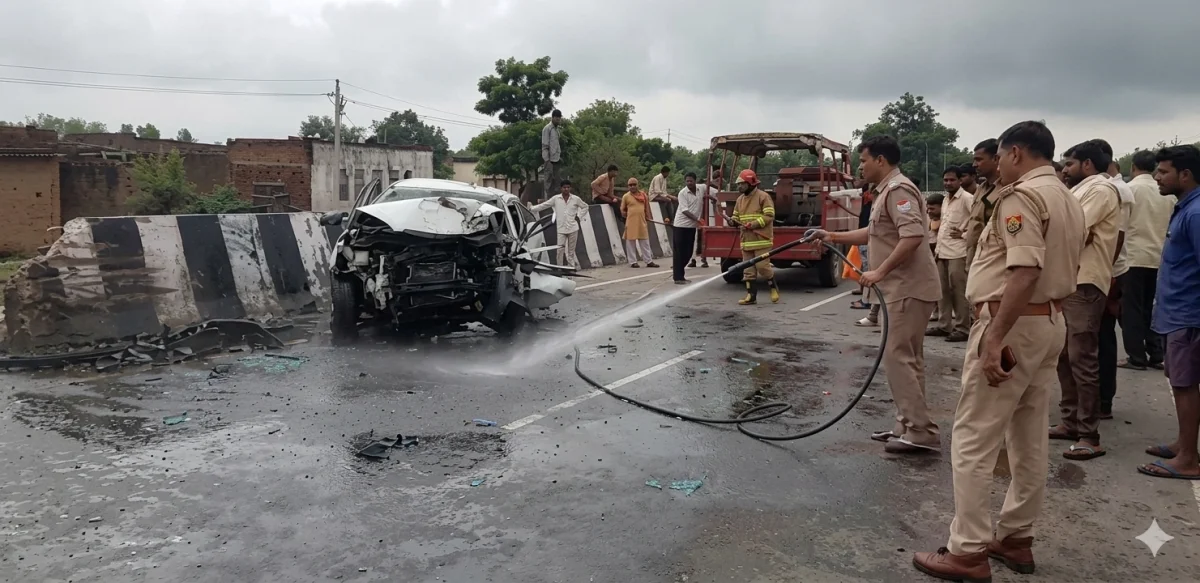 अतीक के बेटे उमर की मुश्किलें बढ़ीं: जनाजे से लौटते वक्त टोल प्लाजा पर काटा बवाल, दर्ज हुई FIR