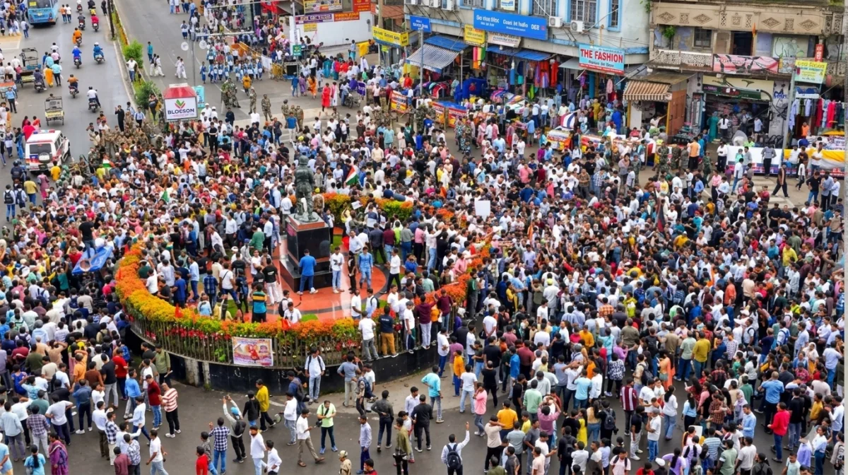 झारखंड विधानसभा घेराव आज: रांची में धारा 163 लागू, चप्पे-चप्पे पर भारी पुलिस बल तैनात