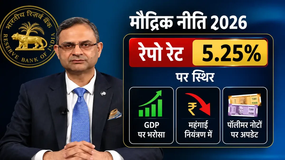 RBI MPC Meeting: जीडीपी ग्रोथ अनुमान बढ़ाकर 6.7% किया, रेपो रेट 5.25% पर बरकरार; पॉलीमर नोट पर बड़ा अपडेट